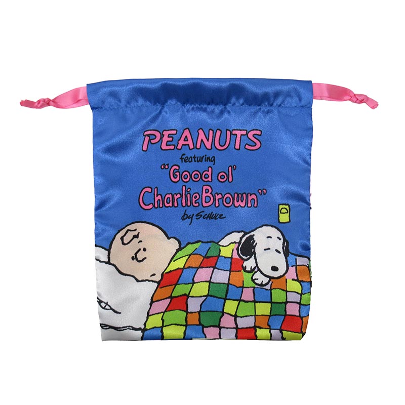 PEANUTS リボン巾着 スリープ